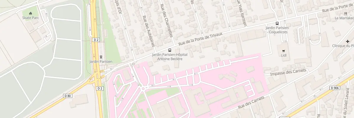 Plan du 145 Rue Porte de Trivaux à Clamart