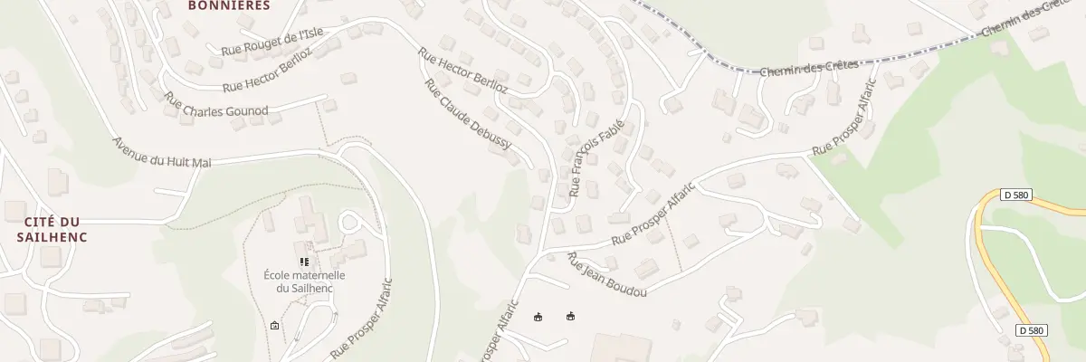 Plan du 105 Rue Francois Fabie à Decazeville