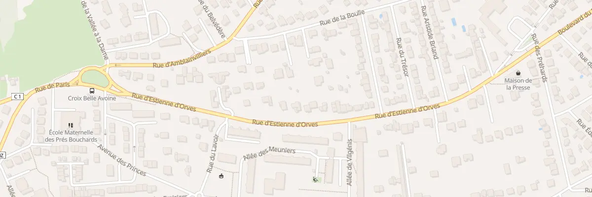 Plan du 180 Rue Estienne d’Orves à Verrières-le-Buisson