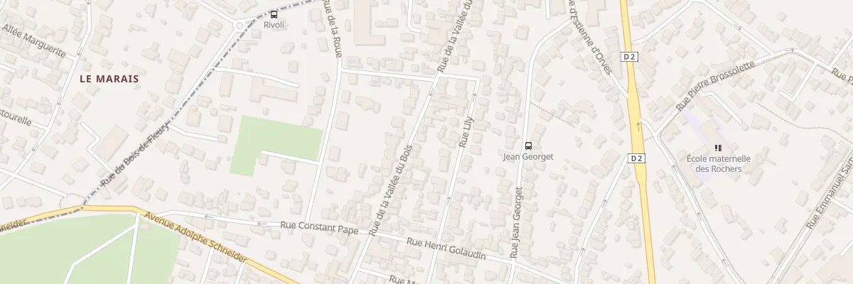 Plan du 34 Rue de la Vallée du Bois à Clamart