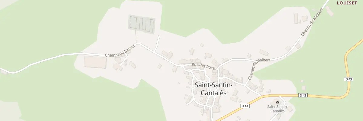 Plan du 5032 Le Bourg à Saint-Santin-Cantalès