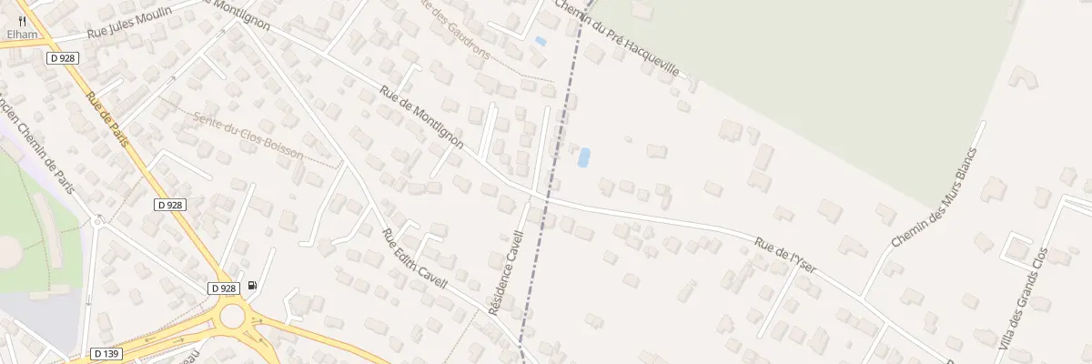 Plan du 4 Rue Notre Dame de Clery à Saint-Leu-la-Forêt