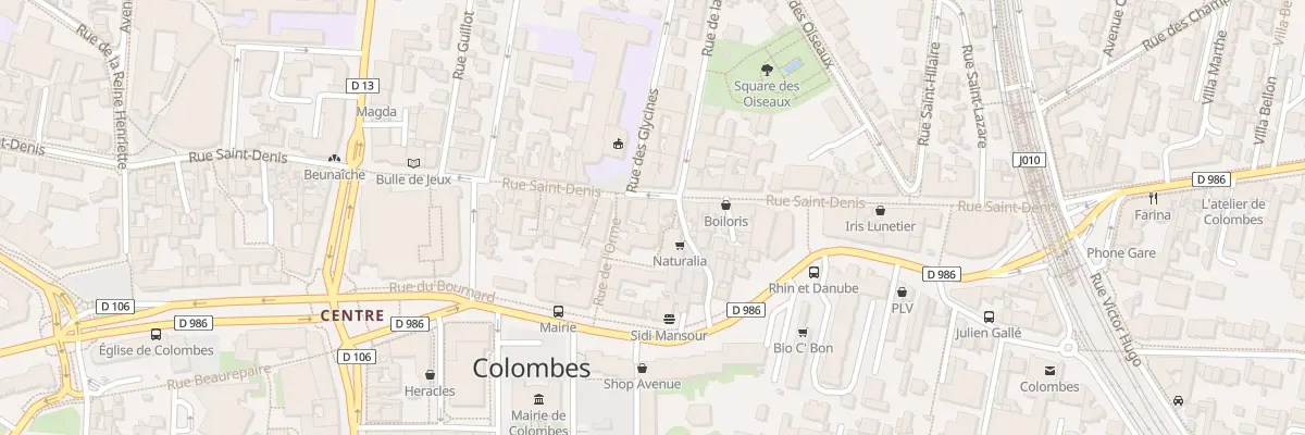 Plan du 45 Rue Saint-Denis à Colombes