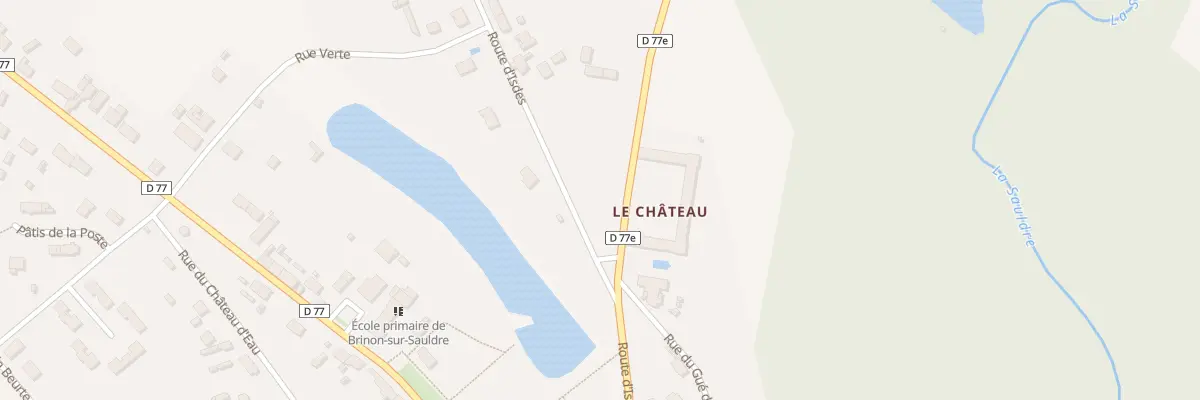 Plan du 10C Rte d’Isdes Rd77e à Brinon-sur-Sauldre