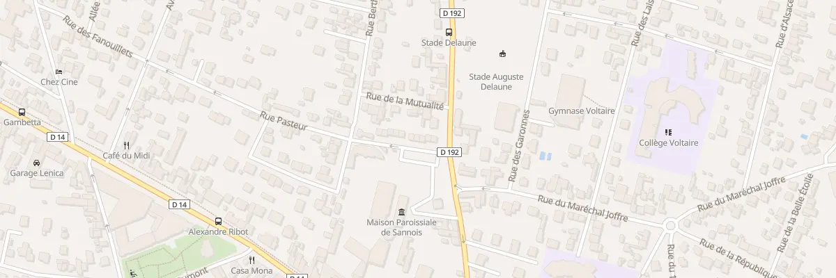 Plan du 4 Rue Pasteur à Sannois