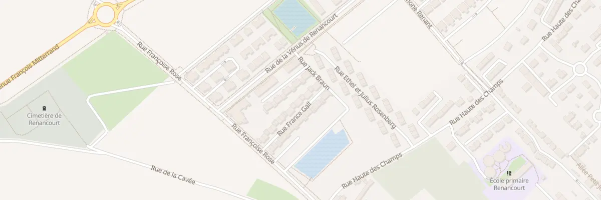 Plan du 19 Rue France Gall à Amiens