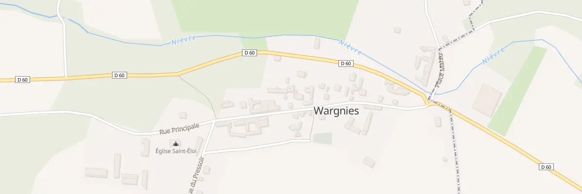 Plan du 24 Rue Principale à Wargnies