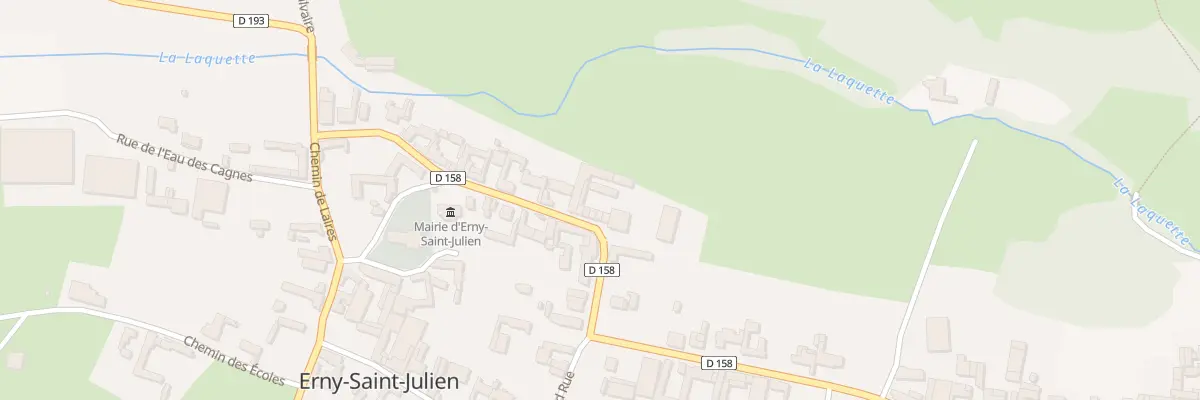 Plan du 23 Rue Basse à Erny-Saint-Julien