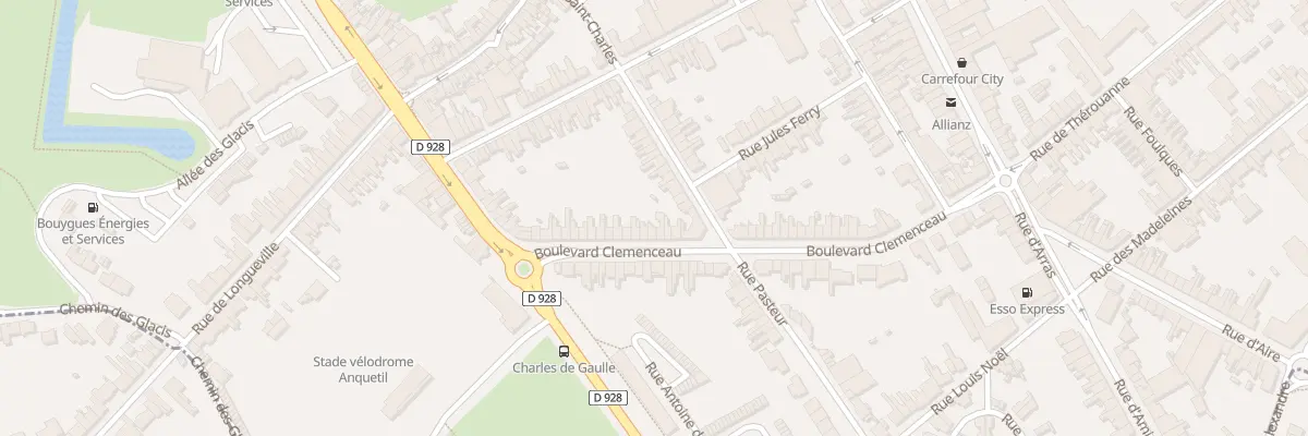 Plan du 50 Bd Clémenceau à Saint-Omer