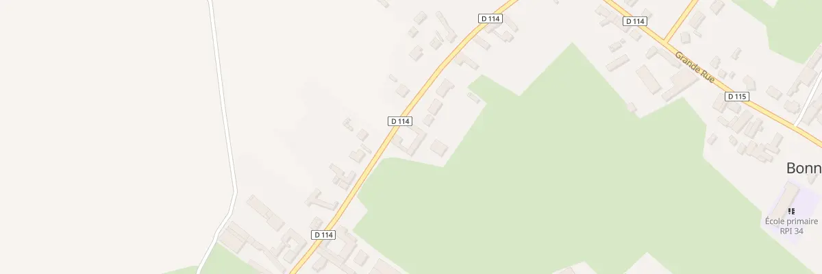 Plan du 25 Rue de l’Abbaye à Bonnières