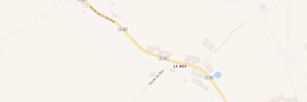 Plan du 5021 Le Bes à Castelmary