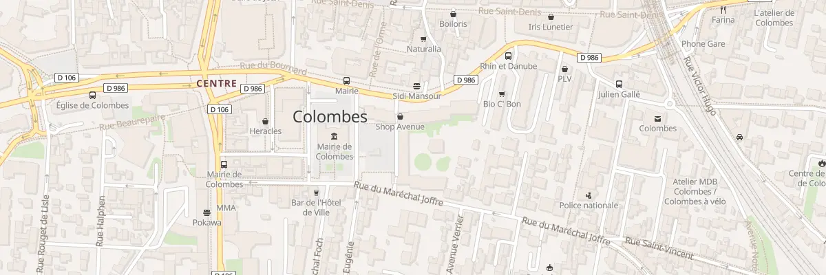 Plan du 37 Pl Henri Neveu à Colombes