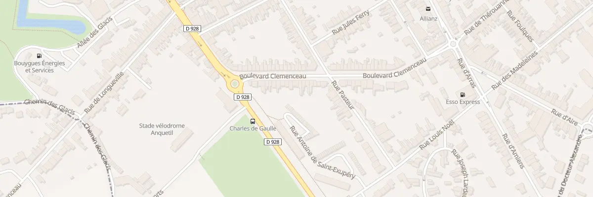 Plan du 49 Bd Clémenceau à Saint-Omer