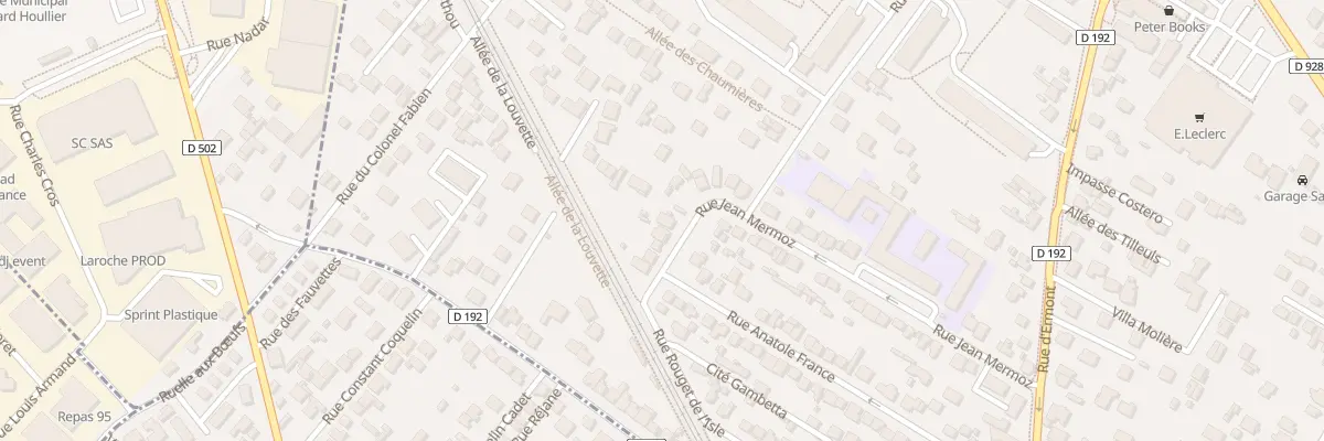 Plan du 54 Rue Jean Mermoz à Saint-Prix