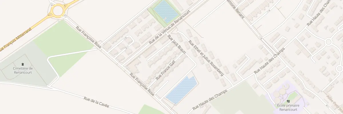 Plan du 21 Rue France Gall à Amiens