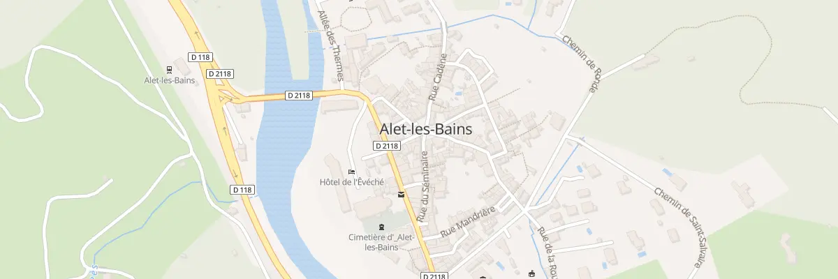 Plan du 218 Rue du Séminaire à Alet-les-Bains