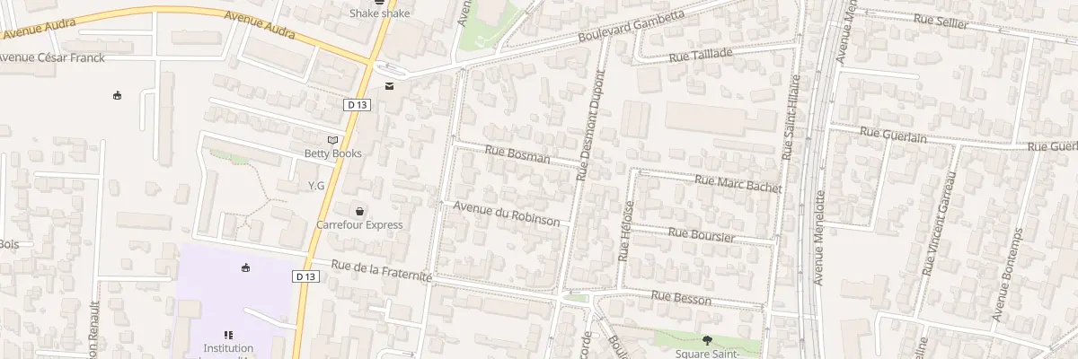 Plan du 12 Rue Bosman à Colombes