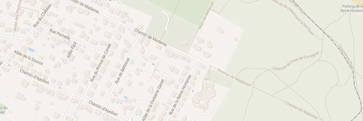 Plan du 52 Che de Madame à Saint-Leu-la-Forêt