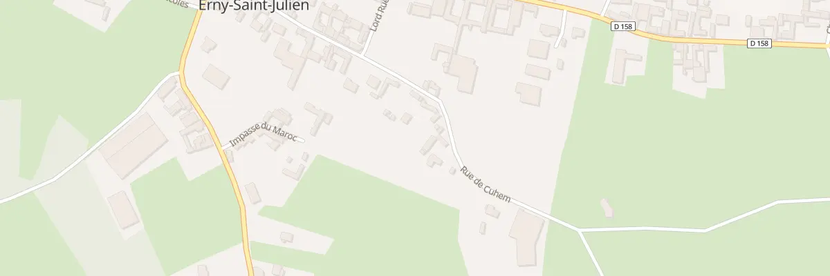 Plan du 16 Rue de Cuhem à Erny-Saint-Julien