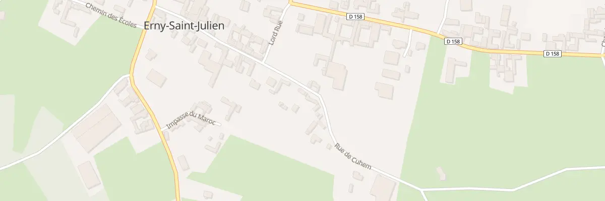Plan du 10 Rue de Cuhem à Erny-Saint-Julien