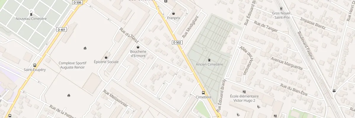 Plan du 23 Rte de Saint-leu à Ermont