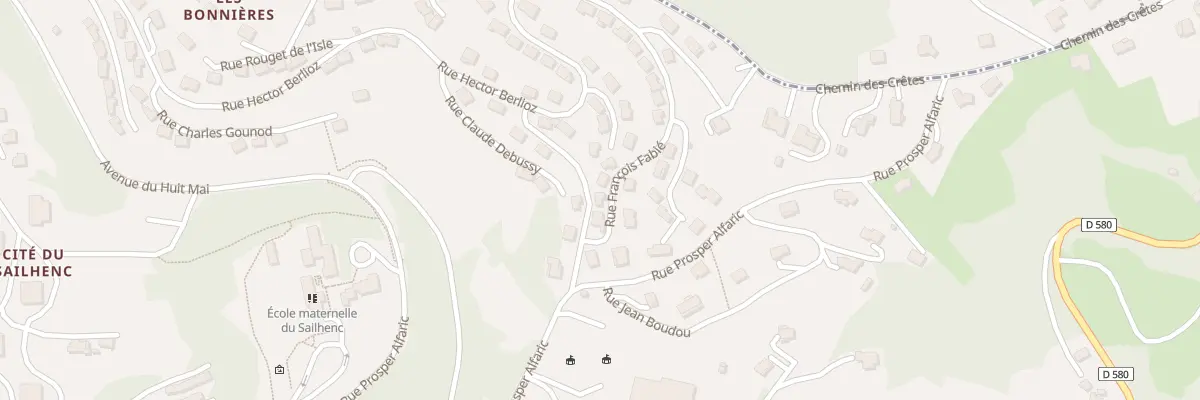 Plan du 182 Rue Francois Fabie à Decazeville
