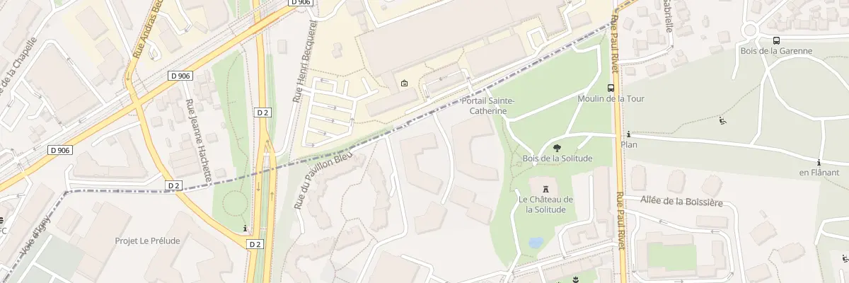 Plan du 7 Che de la Cote Sainte Catherin au Plessis-Robinson