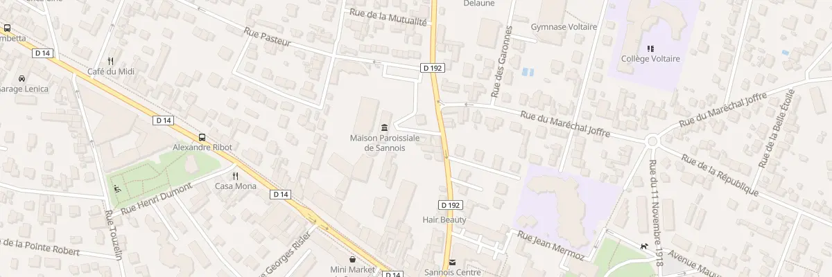 Plan du 25 Rue du Lnt Georges Keiser à Sannois