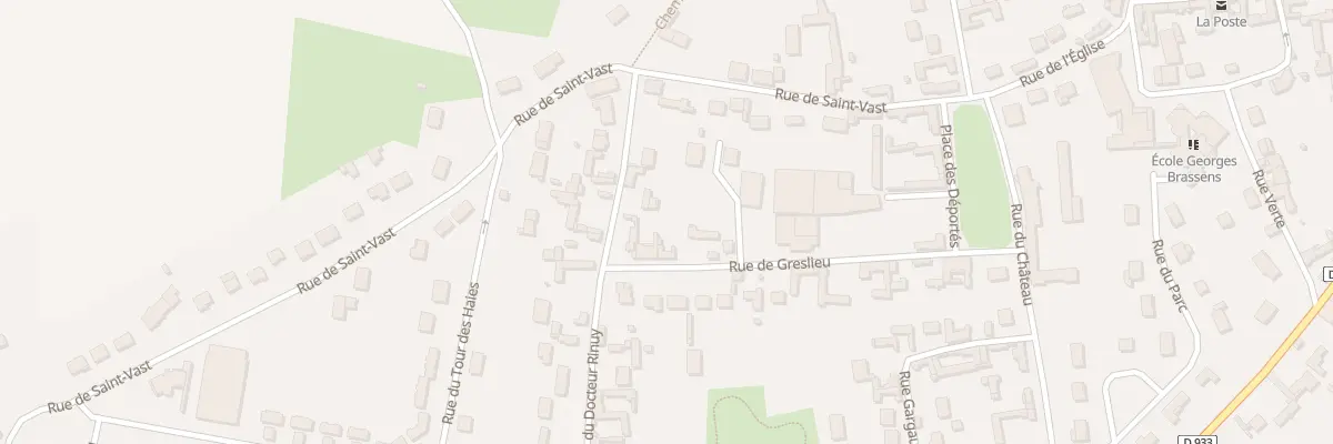 Plan du 200 Rue de Greslieu à Flesselles