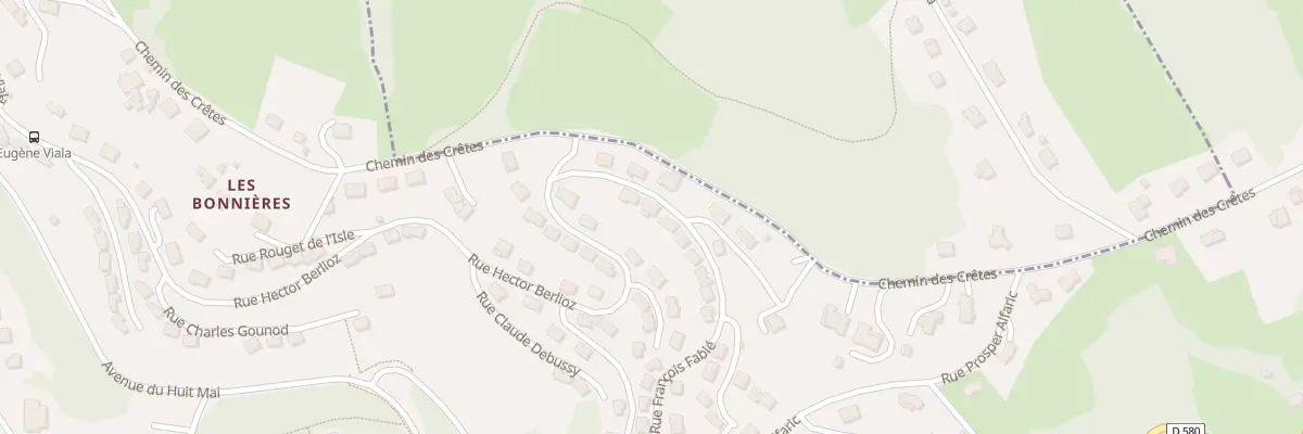 Plan du 390 Rue Francois Fabie à Decazeville