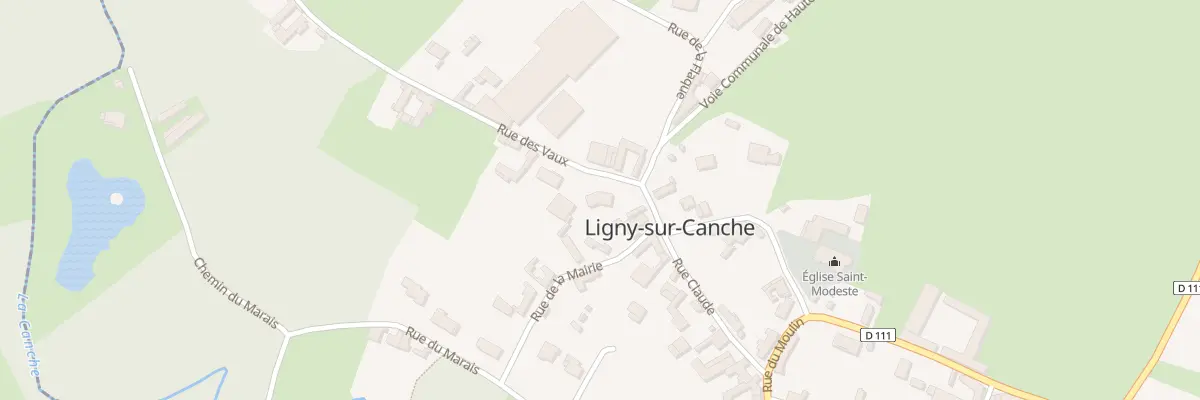 Plan du 1 Rue des Vaux à Ligny-sur-Canche