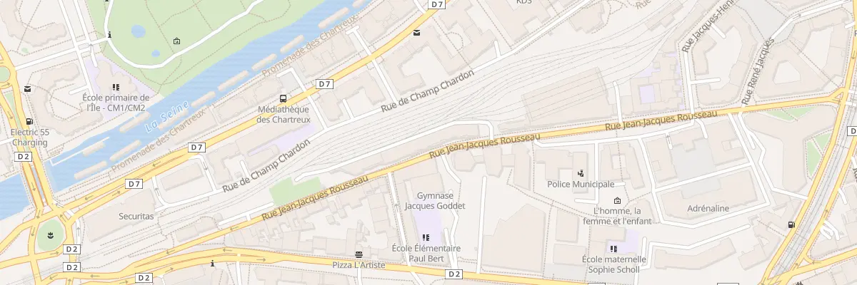Plan du 36 Rue Jean Jacques Rousseau à Issy-les-Moulineaux