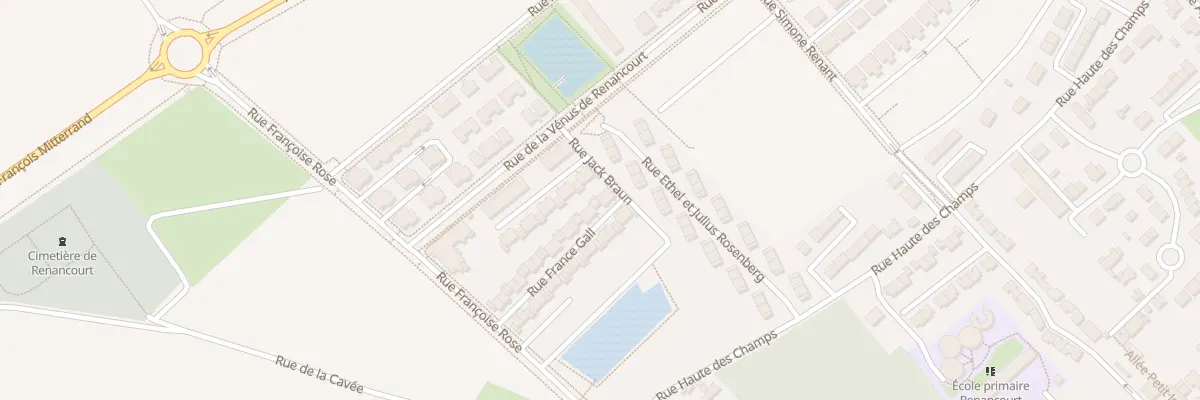 Plan du 25 Rue France Gall à Amiens