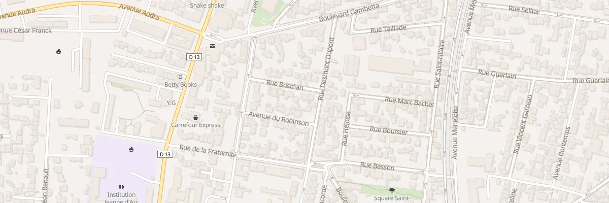 Plan du 14 Rue Bosman à Colombes