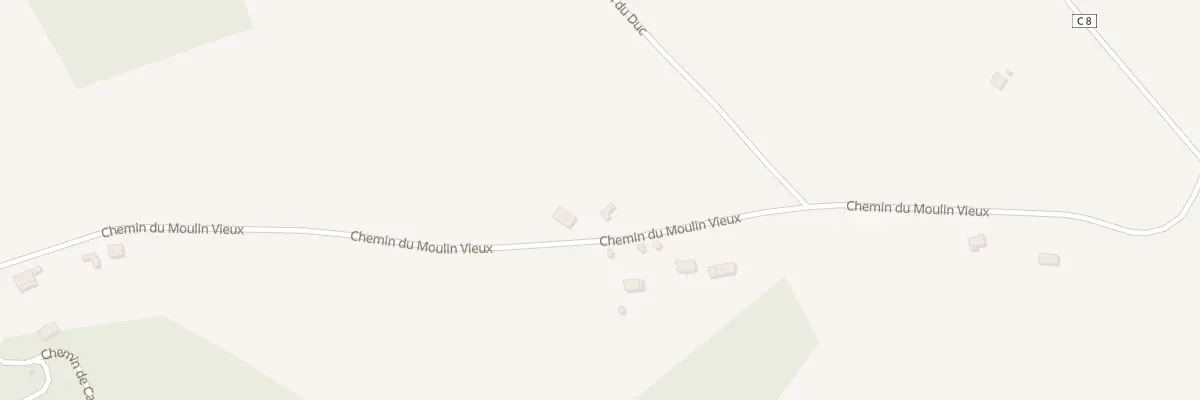 Plan du 1663 Che du Moulin Vieux à Fauch