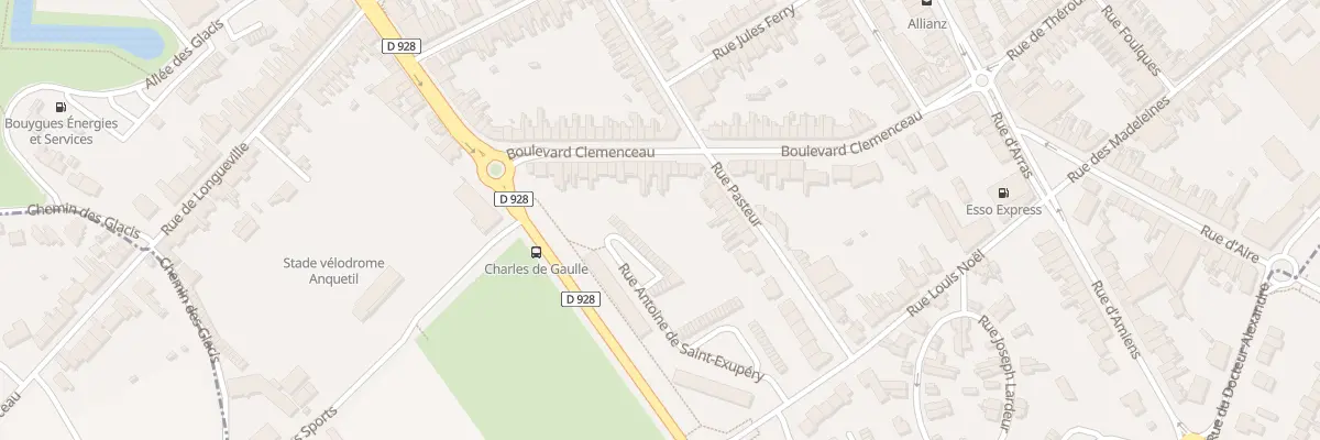 Plan du 55 Bd Clémenceau à Saint-Omer
