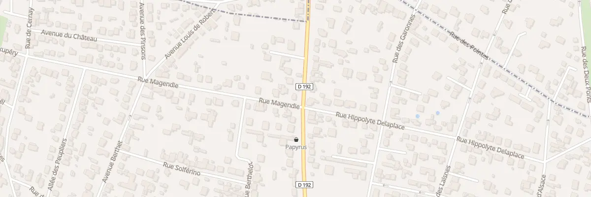 Plan du 2 Rue Magendie à Sannois