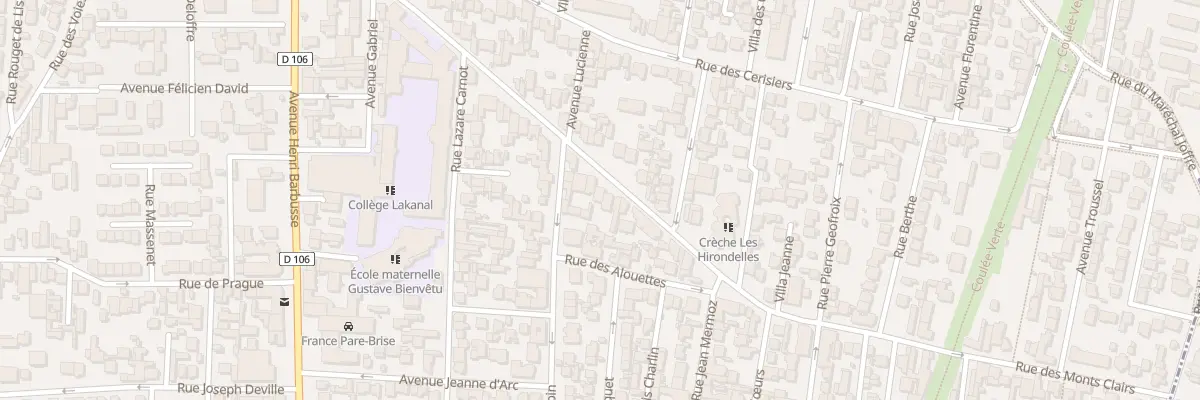 Plan du 46 Rue des Monts Clairs à Colombes