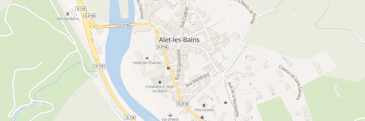 Plan du 9 Rue du Séminaire à Alet-les-Bains