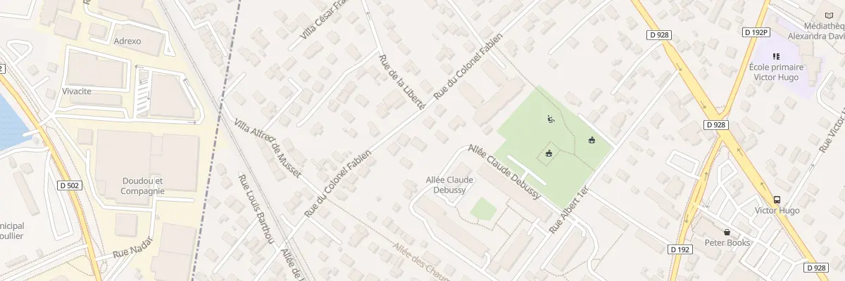 Plan du 89B Rue du Colonel Fabien à Saint-Prix