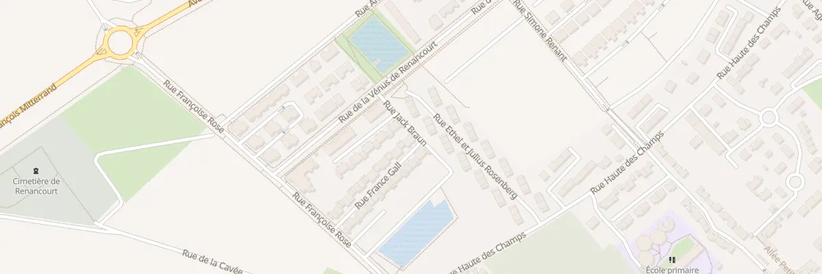 Plan du 27 Rue France Gall à Amiens