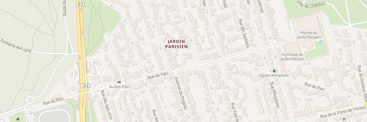 Plan du 72 Rue du Parc à Clamart