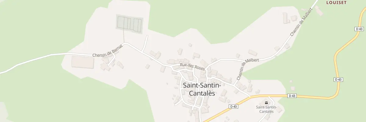 Plan du 5034 Le Bourg à Saint-Santin-Cantalès