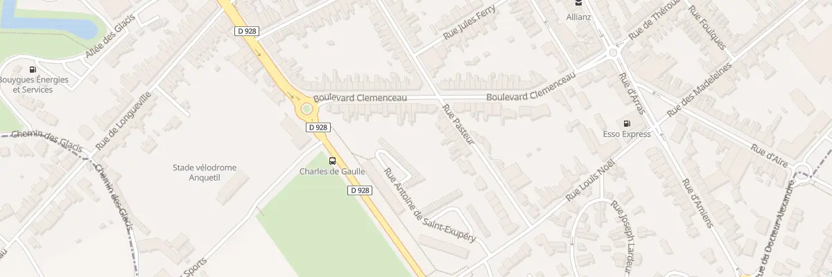 Plan du 57 Bd Clémenceau à Saint-Omer