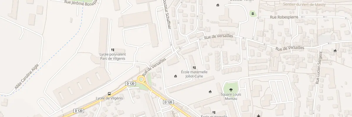 Plan du 71 Rue de Versailles à Massy