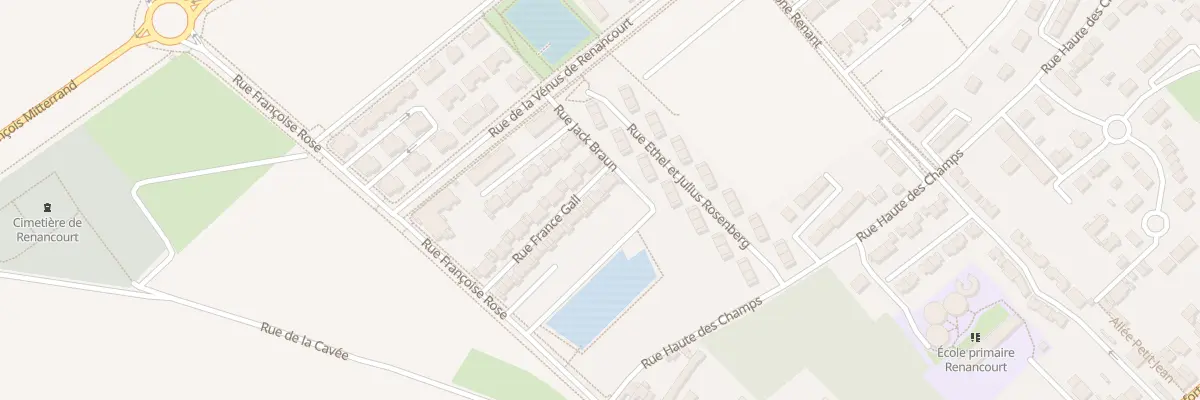 Plan du 24 Rue France Gall à Amiens