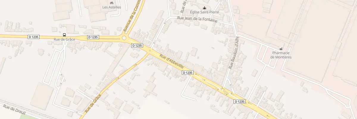 Plan du 454 Rue d’Abbeville à Amiens