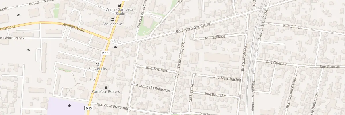Plan du 23 Rue Desmont Dupont à Colombes