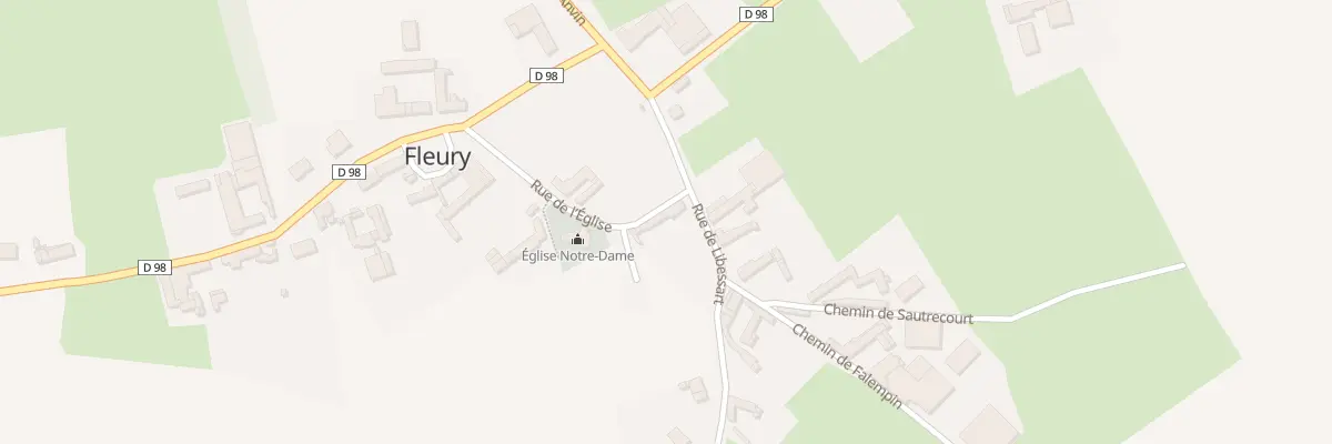 Plan du 4 Rue de Libessart à Fleury