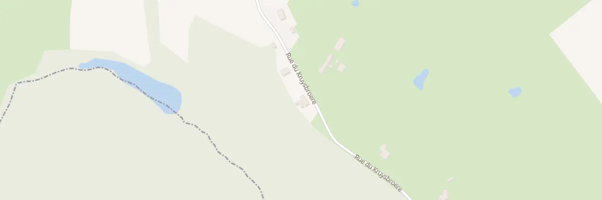 Plan du 280 Rue du Kruysbroere à Wulverdinghe